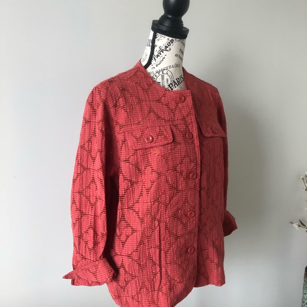 Alfred Dunner rust color jacket size 10